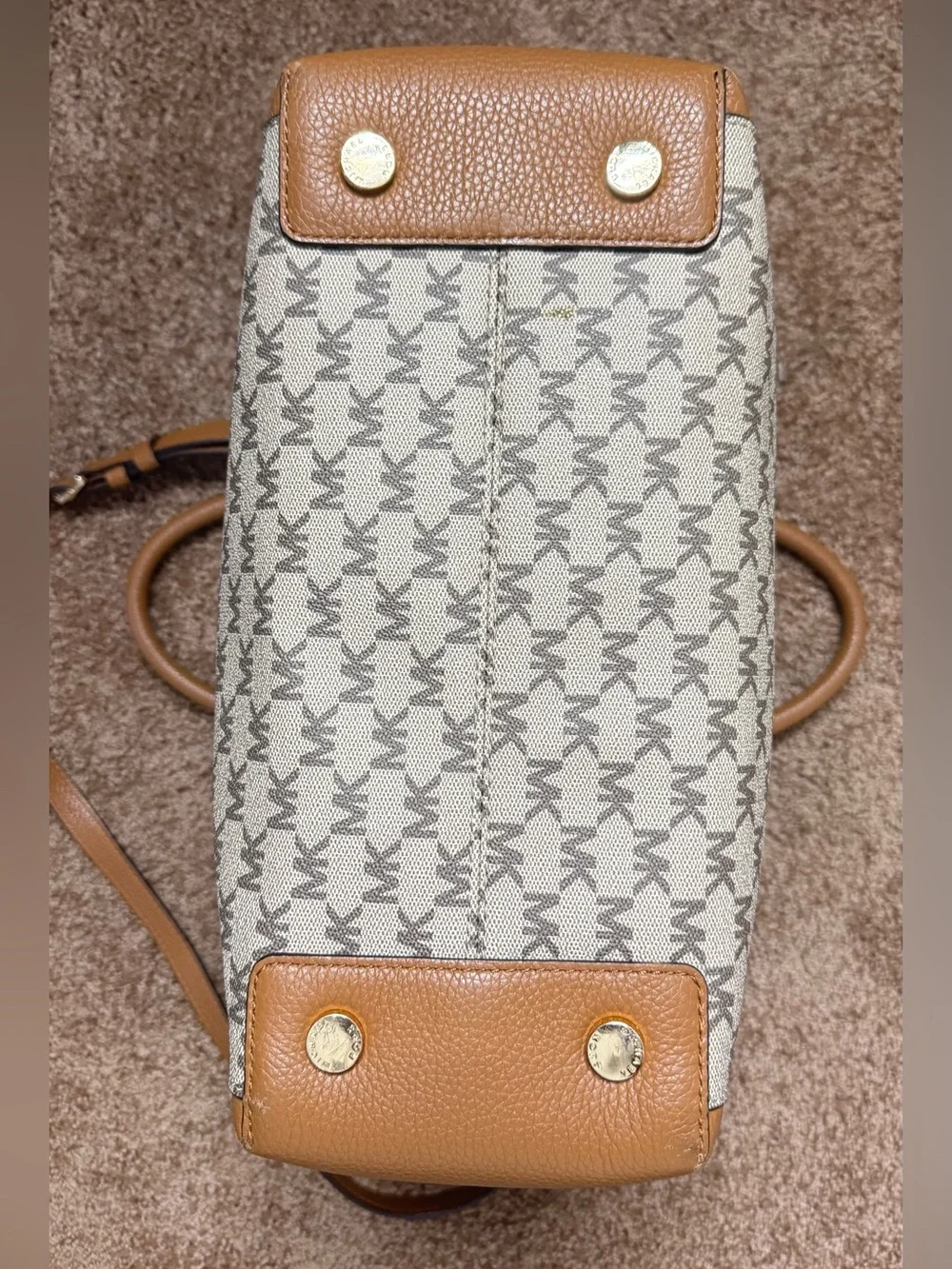 Michael Kors Signature Logo Satchel Crossbody